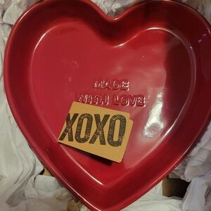 Heart shaped pie dish